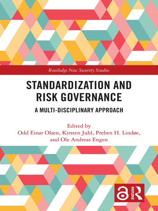 Title details for Standardization and Risk Governance by Odd Einar Olsen - Available